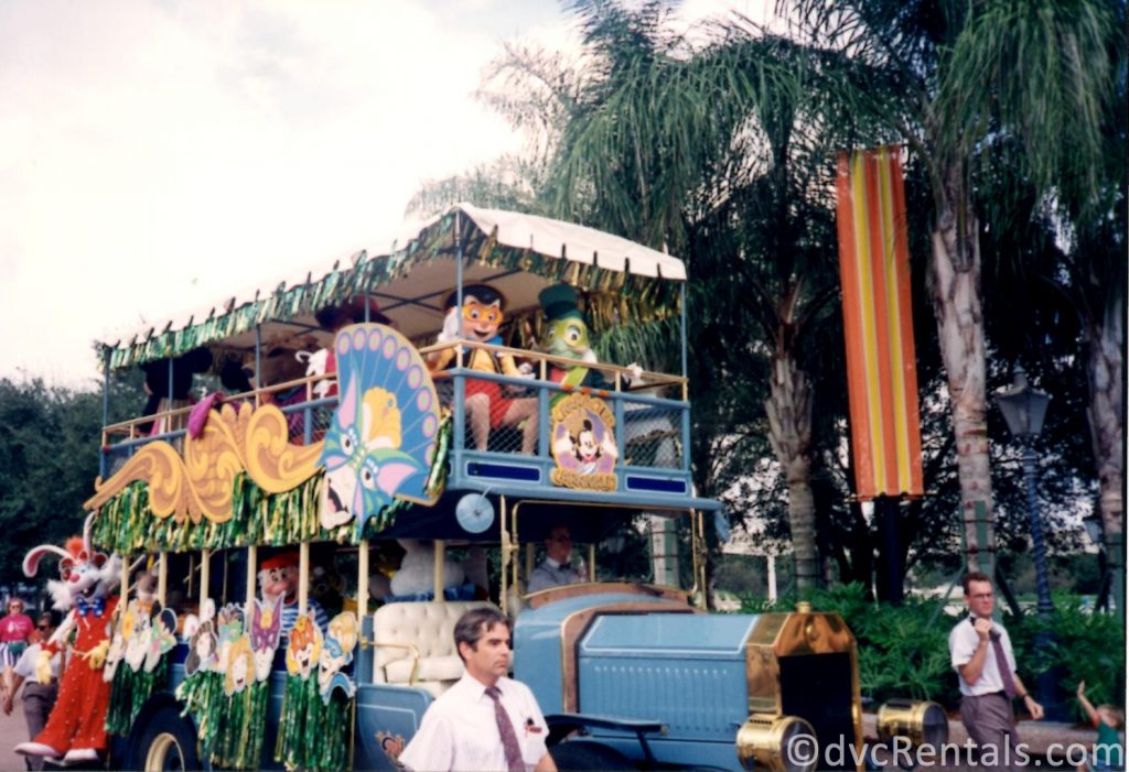 Character bus that use to travel around Epcot