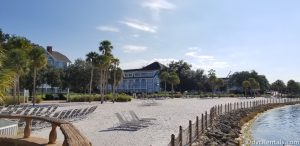 Beach area at Disney’s Beach Club Villas