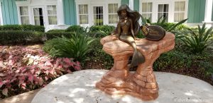 Ariel statue in front of Disney’s Beach Club Villas