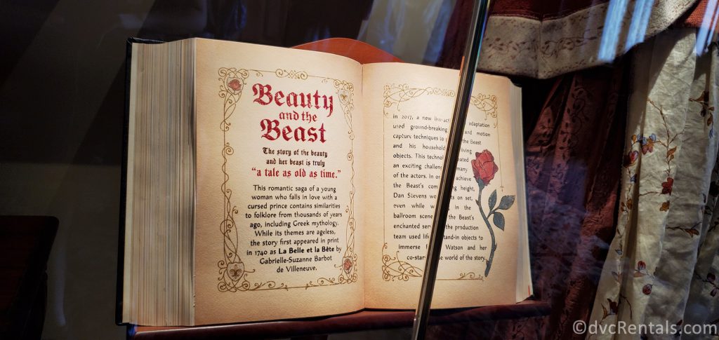 book from the Beauty and the Beast Sing-Along