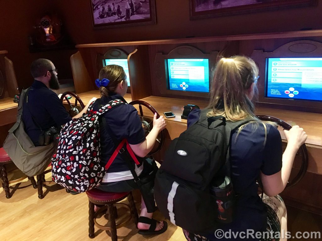 Team Members Kevin, Stacy and Chelsey playing in the Kid’s Club on the Disney Dream