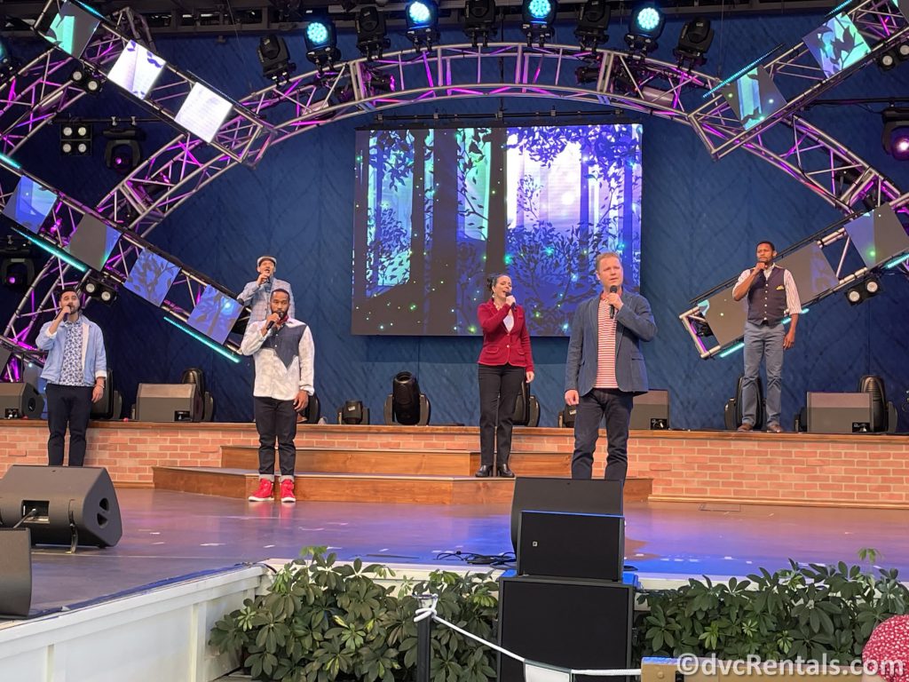 Voice of Liberty performing at the Taste of Epcot International Flower & Garden Festival