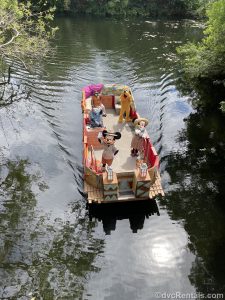 Characters on a Boat at Disney’s Animal Kingdom