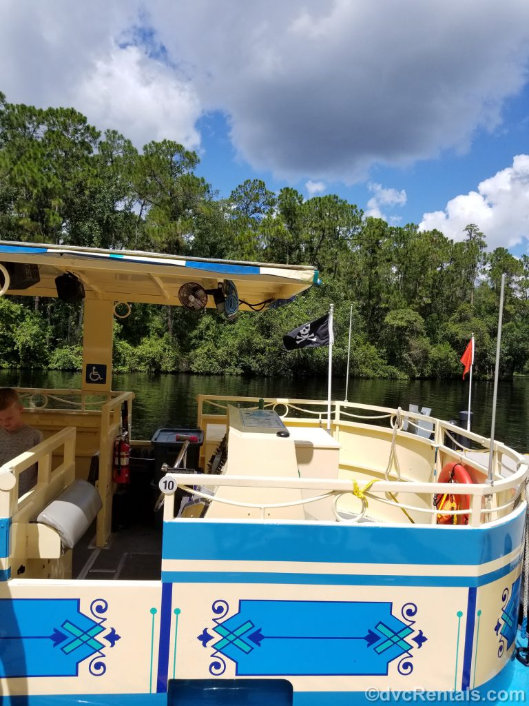 back of a boat at Disney’s Saratoga Springs Resort & Spa