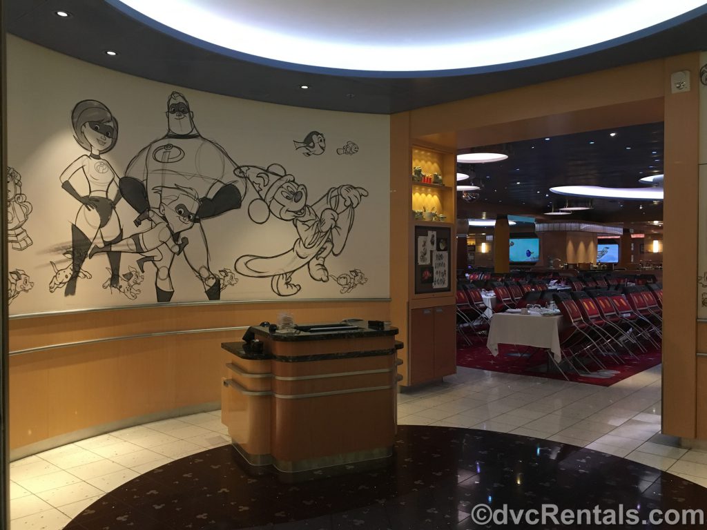 Entrance to the Animator’s Palate on the Disney Dream