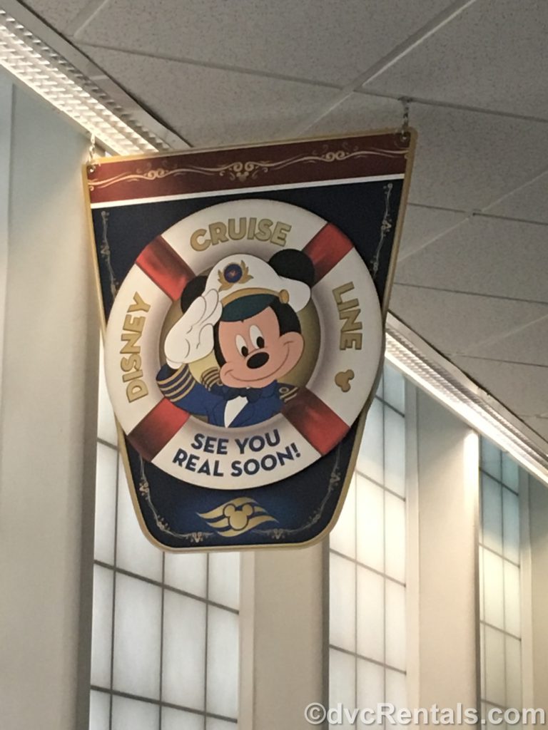 See Ya Real Soon sign from Disney Cruise Line