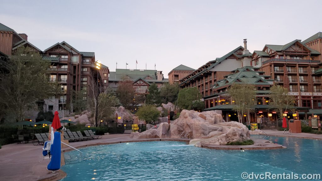 Main pool at Disney’s Wilderness Lodge