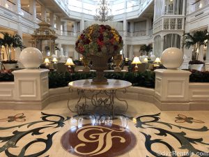 main lobby at Disney’s Grand Floridian