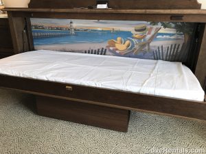 pull-down bunk-size bed at Disney’s Beach Club Villas