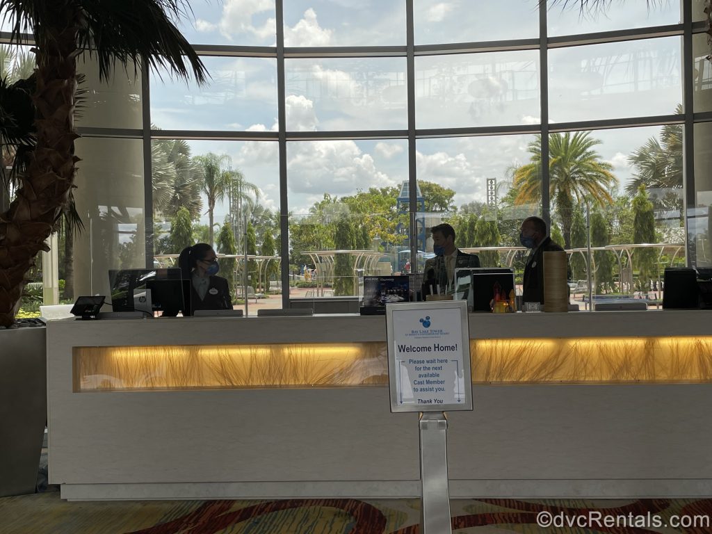 Lobby of Disney’s Bay Lake Tower