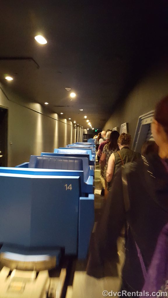 Guests being evacuated from the PeopleMover at Magic Kingdom