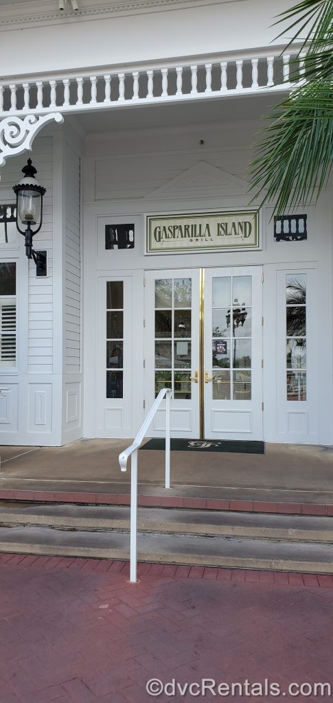 Entrance to Gasparilla Island Grill at Disney’s Grand Floridian Resort & Spa