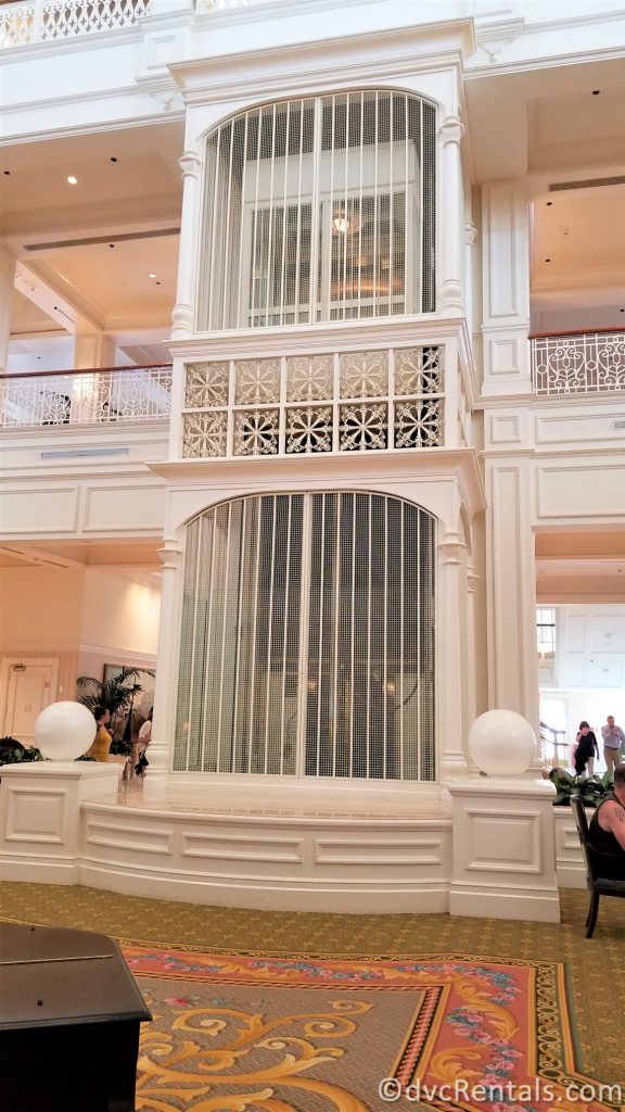 Elevator at Disney’s Grand Floridian Resort