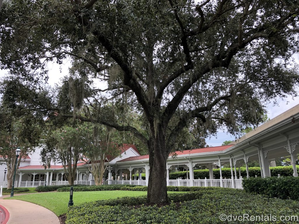 covered walkway to the Villas at Disney’s Grand Floridian Resort & Spa