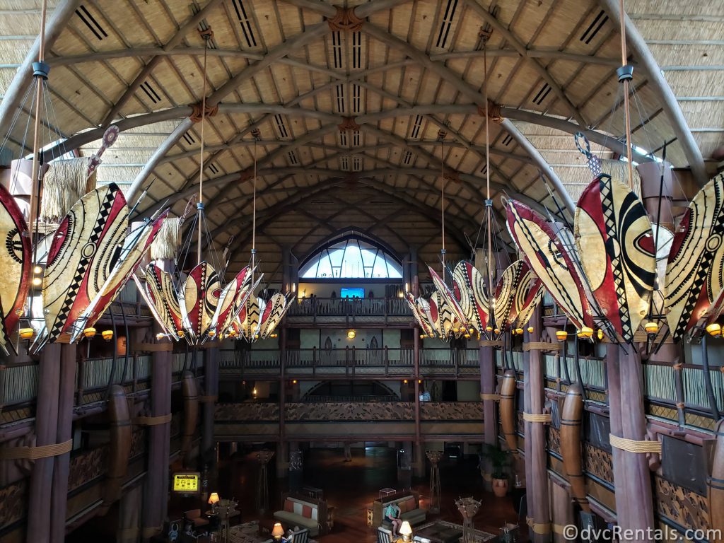 lobby of Disney’s Animal Kingdom Villas – Jambo House