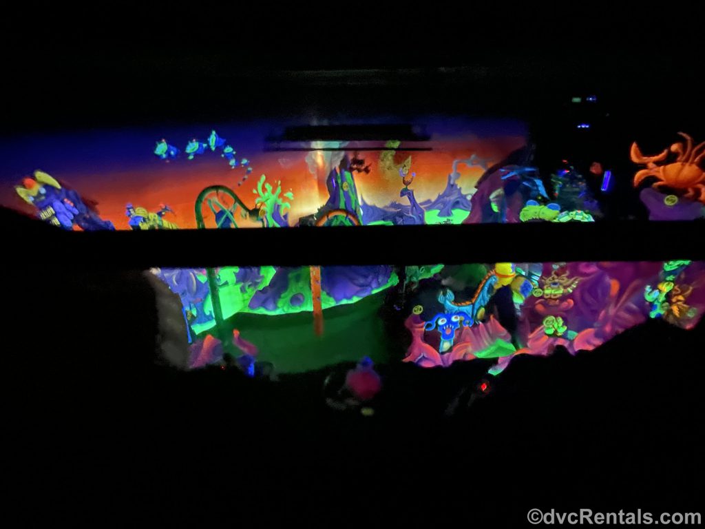 View of Buzz Lightyear’s Space Ranger Spin as seen from the PeopleMover
