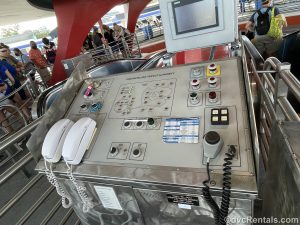control area for the PeopleMover at Magic Kingdom