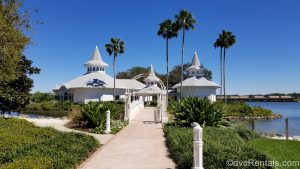 Exterior shot of Disney’s Grand Floridian Wedding Pavilion