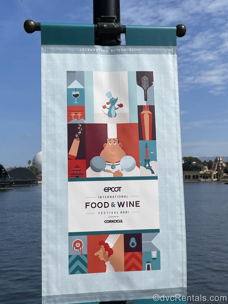 Epcot International Food & Wine Festival sign