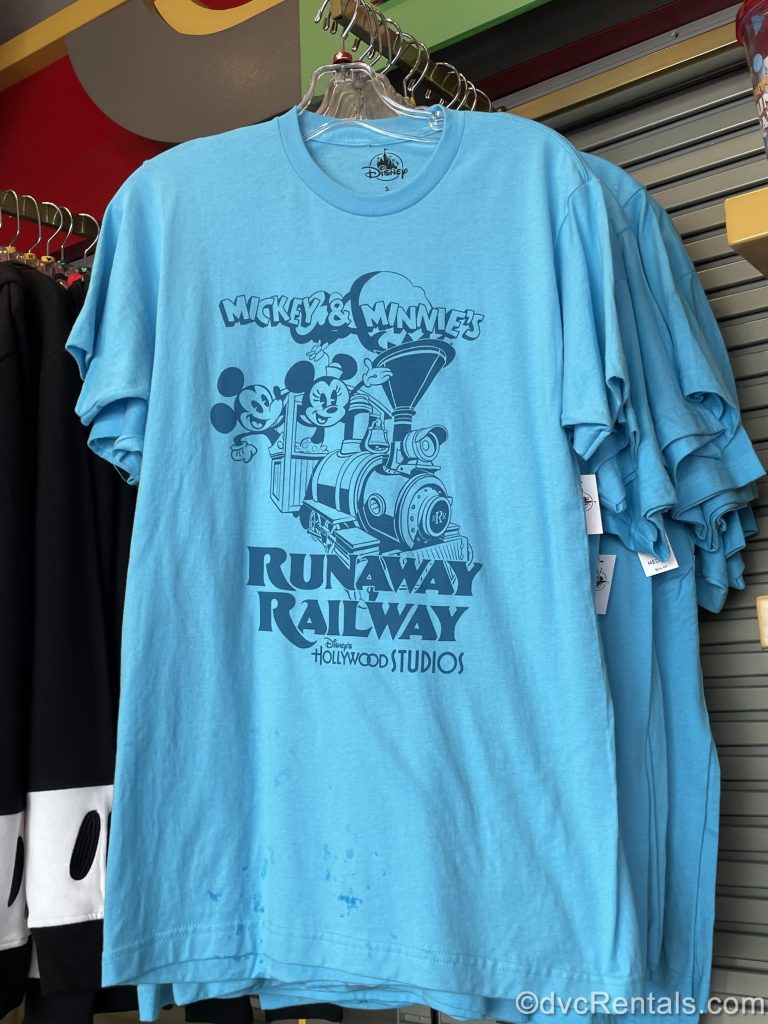 Merchandise from Mickey and Minnie’s Runaway Railway