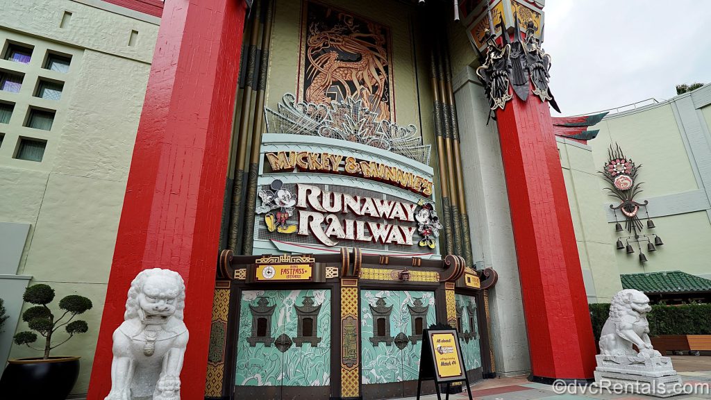Entrance to Mickey and Minnie’s Runaway Railway