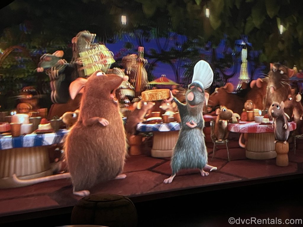 Scene from Remy’s Ratatouille Adventure