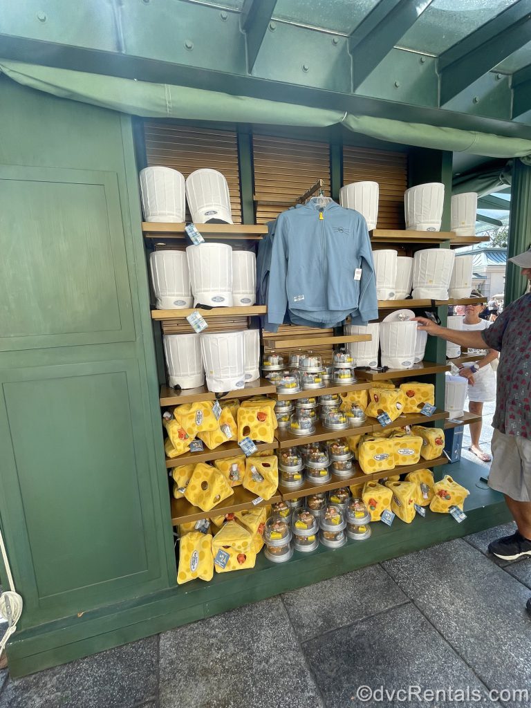merchandise from Remy’s Ratatouille Adventure