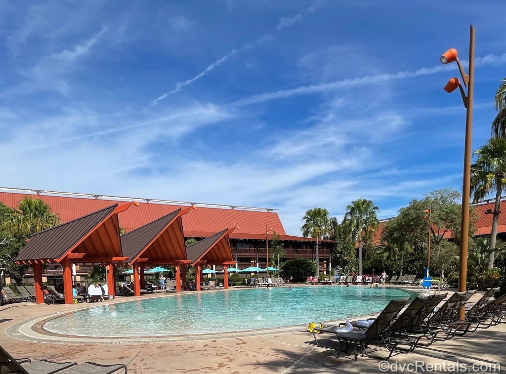 The Oasis Pool at Disney’s Polynesian Villas & Bungalows