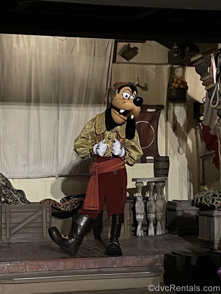 Goofy dressed as a pirate