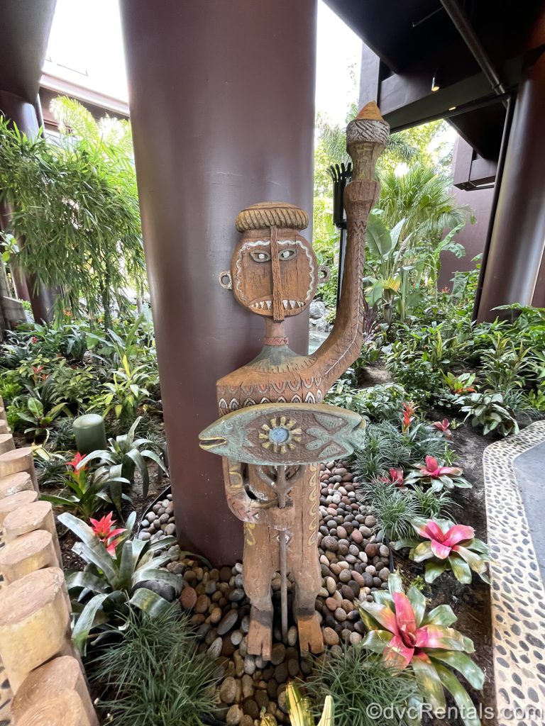 décor at Disney’s Polynesian villas & Bungalows