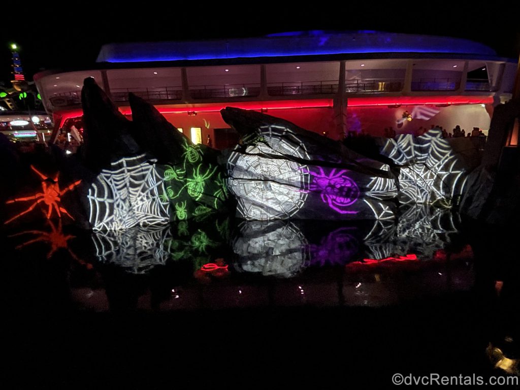 Halloween-themed projections