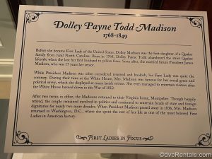 informative plague at the Hall of Presidents