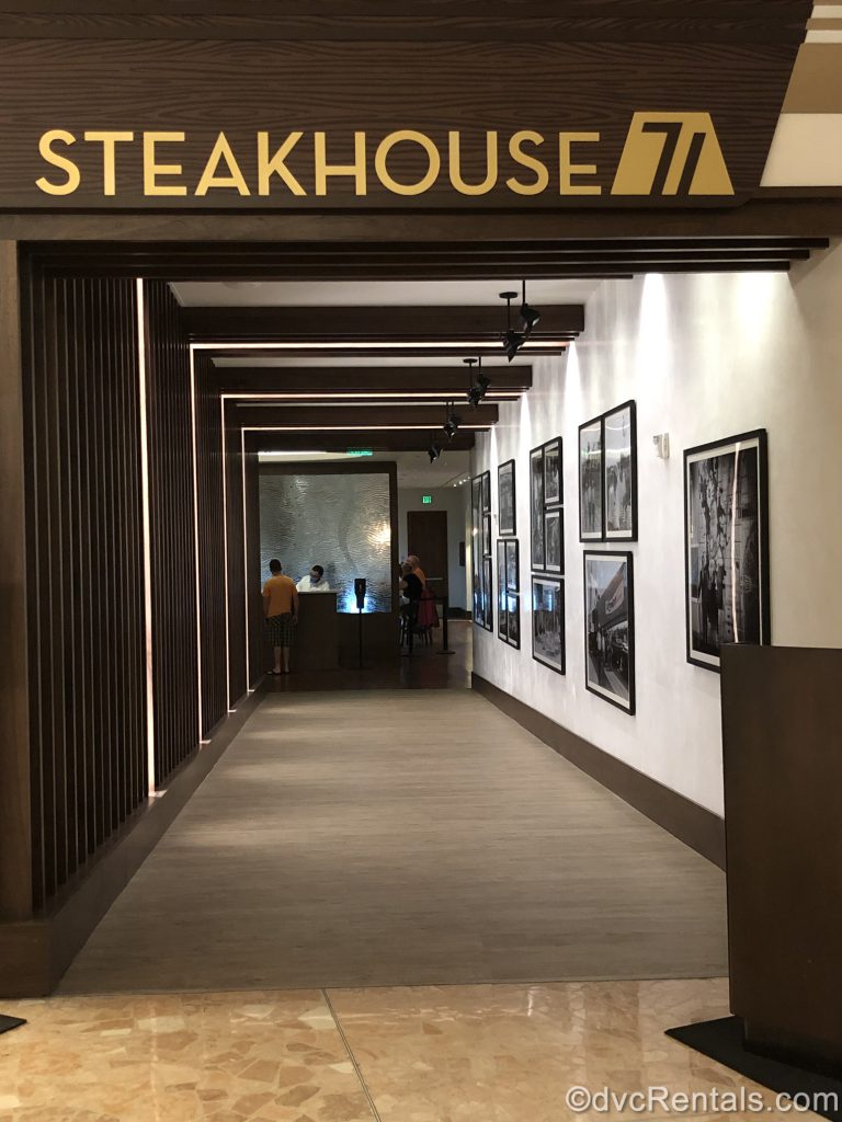 entrance to Steakhouse 71