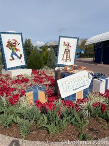 decorations for Epcot International Festival of the Holidays