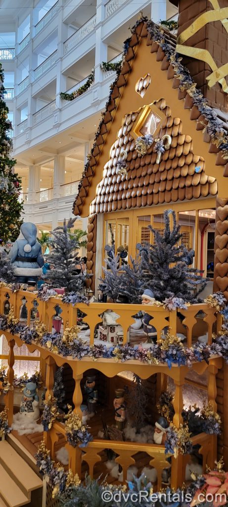 Gingerbread house in the lobby of Disney’s Grand Floridian