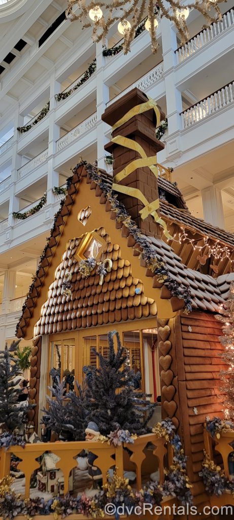 Gingerbread house in the lobby of Disney’s Grand Floridian