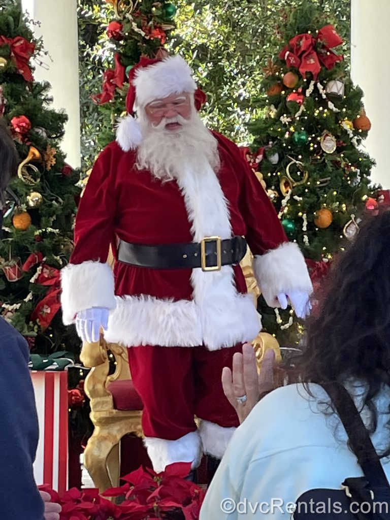 Santa Claus from the Epcot International Festival of the Holidays