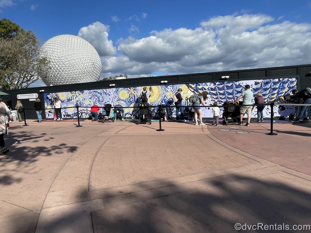 Expression Section Mural at the Epcot International Festival of the Arts