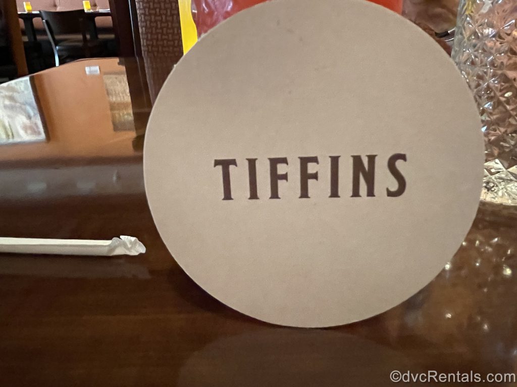Tiffins table décor