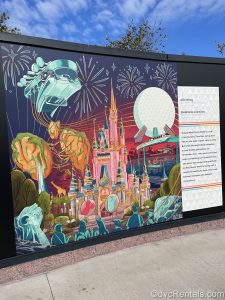 Drawing on Inspiration murals at Epcot