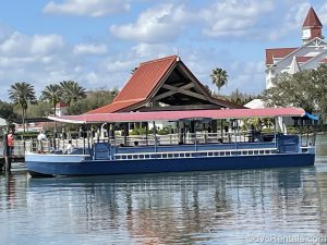 Boat transportation from Disney’s Polynesian Villas & Bungalows