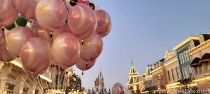 Balloons and Cinderella Castle
