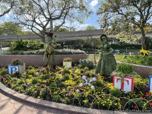 Toy Story character topiaries from the Epcot International Flower & Garden Festival