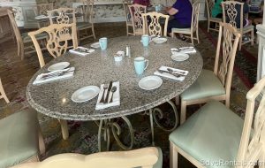 Tale setting at the Grand Floridan Café at the Villas at Disney’s Grand Floridian Resort & Spa