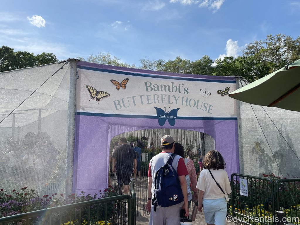 Entrance to the Butterfly House at the Epcot International Flower & Garden Festival
