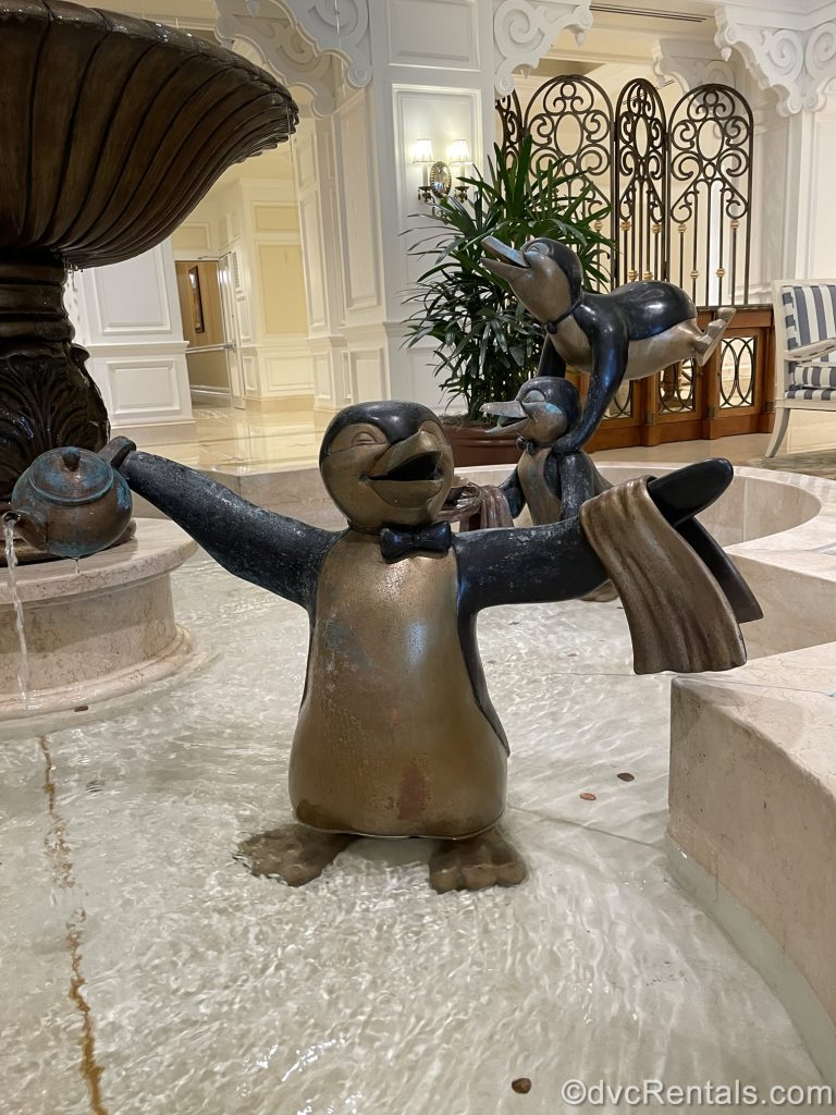 Penguin fountain