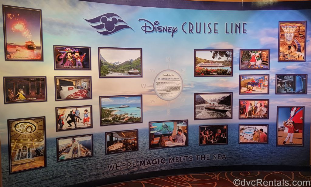 Disney Cruise Line display at Walt Disney Presents