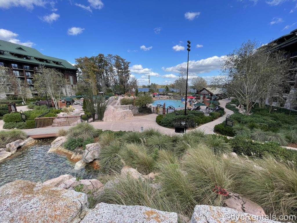 Grounds at Creek Villas & Cabins at Disney’s Wilderness Lodge