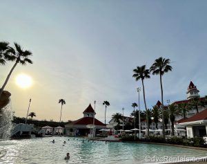 pool area at the Villas at Disney’s Grand Floridian Resort & Spa