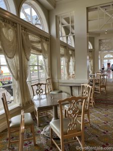 table setting at the Grand Floridian Café